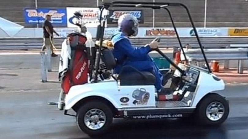 Світовий рекорд швидкості на гольф карі 190 км/г